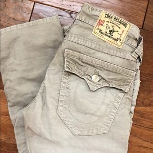 True religion Slim mini cord pants